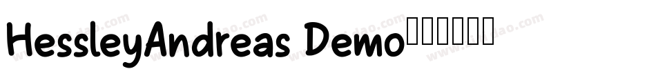 HessleyAndreas Demo字体转换